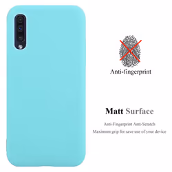 Cadorabo Case for Samsung Galaxy A50 4G / A50s / A30s Cover Protection TPU Silicone Gel Back case - CANDY BLUE