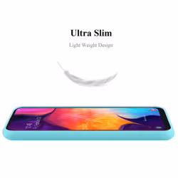 Cadorabo Case for Samsung Galaxy A50 4G / A50s / A30s Cover Protection TPU Silicone Gel Back case - CANDY BLUE