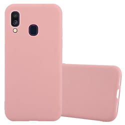 Cadorabo Case for Samsung Galaxy A40 Cover Protection TPU Silicone Gel Back case - CANDY PINK