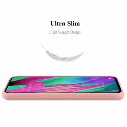 Cadorabo Case for Samsung Galaxy A40 Cover Protection TPU Silicone Gel Back case - CANDY PINK