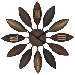 Wall Clock BEINWIL 55 cm Metal Brown