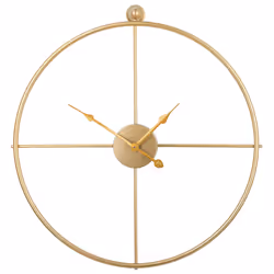 Wall Clock ZUCHWIL 50 cm Metal Gold