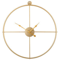 Wall Clock ZUCHWIL 50 cm Metal Gold