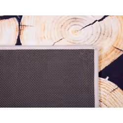 Area Rug 80 x 150 cm Wood Log Print KARDERE