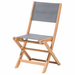 Set of 2 Garden Chairs CESANA Acacia Wood Light Brown