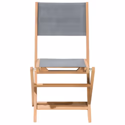 Set of 2 Garden Chairs CESANA Acacia Wood Light Brown