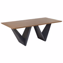 Dining Table SINTRA Dark Brown 200 cm 100 cm