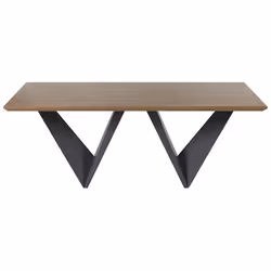 Dining Table SINTRA Dark Brown 200 cm 100 cm