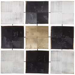 Wall Decor TITANIUM Metal 50 cm Multicolour