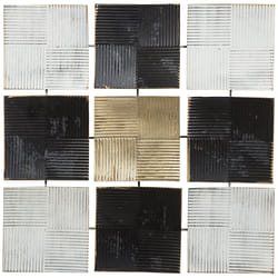 Wall Decor TITANIUM Metal 50 cm Multicolour