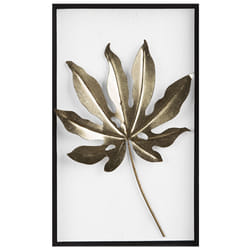 Wall Decor Leaf CURIUM Metal 50 cm Multicolour