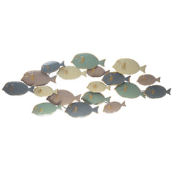 Wall Decor Fish FERMIUM Metal 47 cm Multicolour