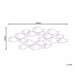 Wall Decor Fish FERMIUM Metal 47 cm Multicolour