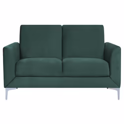 Sofa FENES Velvet Dark Green 2 Seater