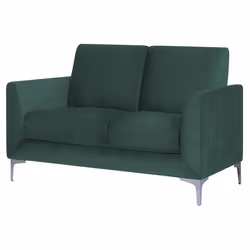 Sofa FENES Velvet Dark Green 2 Seater