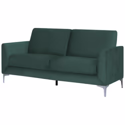 Sofa FENES Velvet Dark Green 3 Seater
