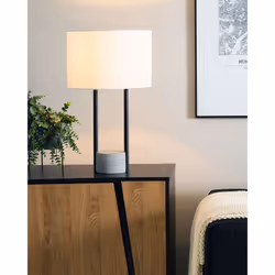 Table Lamp REMUS Metal White