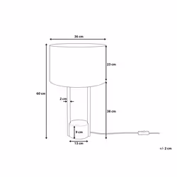 Table Lamp REMUS Metal White