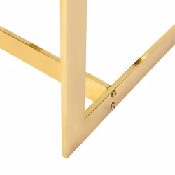 Coffee Table CRYSTAL Tempered Glass Gold - Additional view 5
