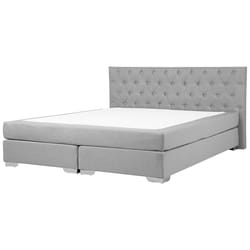 Divan Bed Fabric DUCHESS 180 x 200 cm (EU Super King) Light Grey