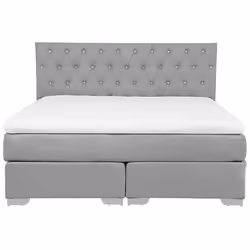 Divan Bed Fabric DUCHESS 180 x 200 cm (EU Super King) Light Grey