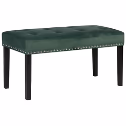 Bench YORKTON Velvet Green
