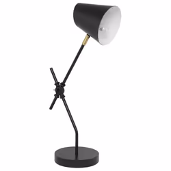 Desk Lamp HORTON Adjustable Metal Black