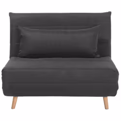 Single Sofa Bed SETTEN Fabric Dark Grey