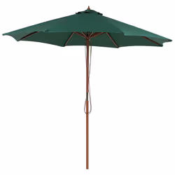 Market Parasol 270 cm TOSCANA Dark Green