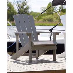 Garden Chair ADIRONDACK Light Grey