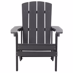 Garden Chair ADIRONDACK Dark Grey