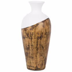 Decorative Vase BONA Ceramic 45 cm White