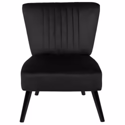 Armchair VAASA Velvet Black