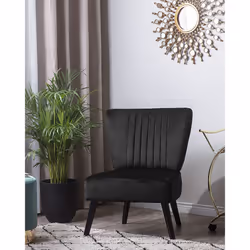 Armchair VAASA Velvet Black
