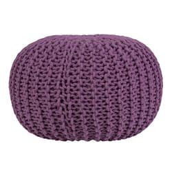 Pouffe CONRAD Cotton Purple 50 cm 50 cm 35 cm