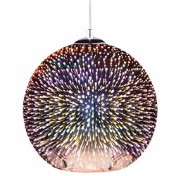 Pendant Lamp Glass Copper SESSERA