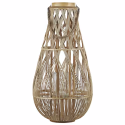 Lantern TONGA Bamboo Wood 77 cm Natural