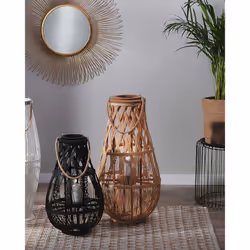 Lantern TONGA Bamboo Wood 77 cm Natural