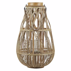 Lantern TONGA Bamboo Wood 56 cm Natural