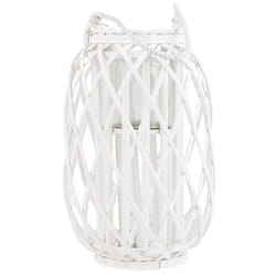 Lantern MAURITIUS Wood 40 cm White