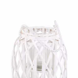 Lantern MAURITIUS Wood 40 cm White