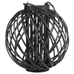 Lantern SAMOA Wood 41 cm Black
