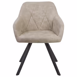 Set of 2 Dining Chairs MONEE Beige