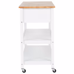 Kitchen Trolley NAVARINO Wood White - Additional view 5