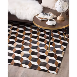 Rug ALPKOY 140 x 200 cm Leather Brown