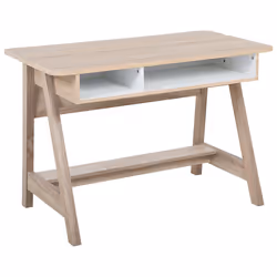 Home Office Desk JACKSON White 110 cm 60 cm