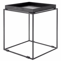 Side Table SAXON Metal Black