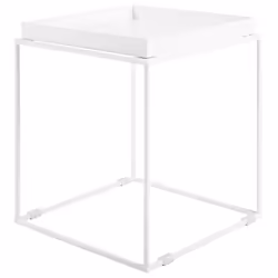 Side Table SAXON Metal White