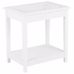 Bedside Table Side Table ATTU White