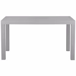 Garden Dining Table FOSSANO 140 cm 80 cm Light Grey